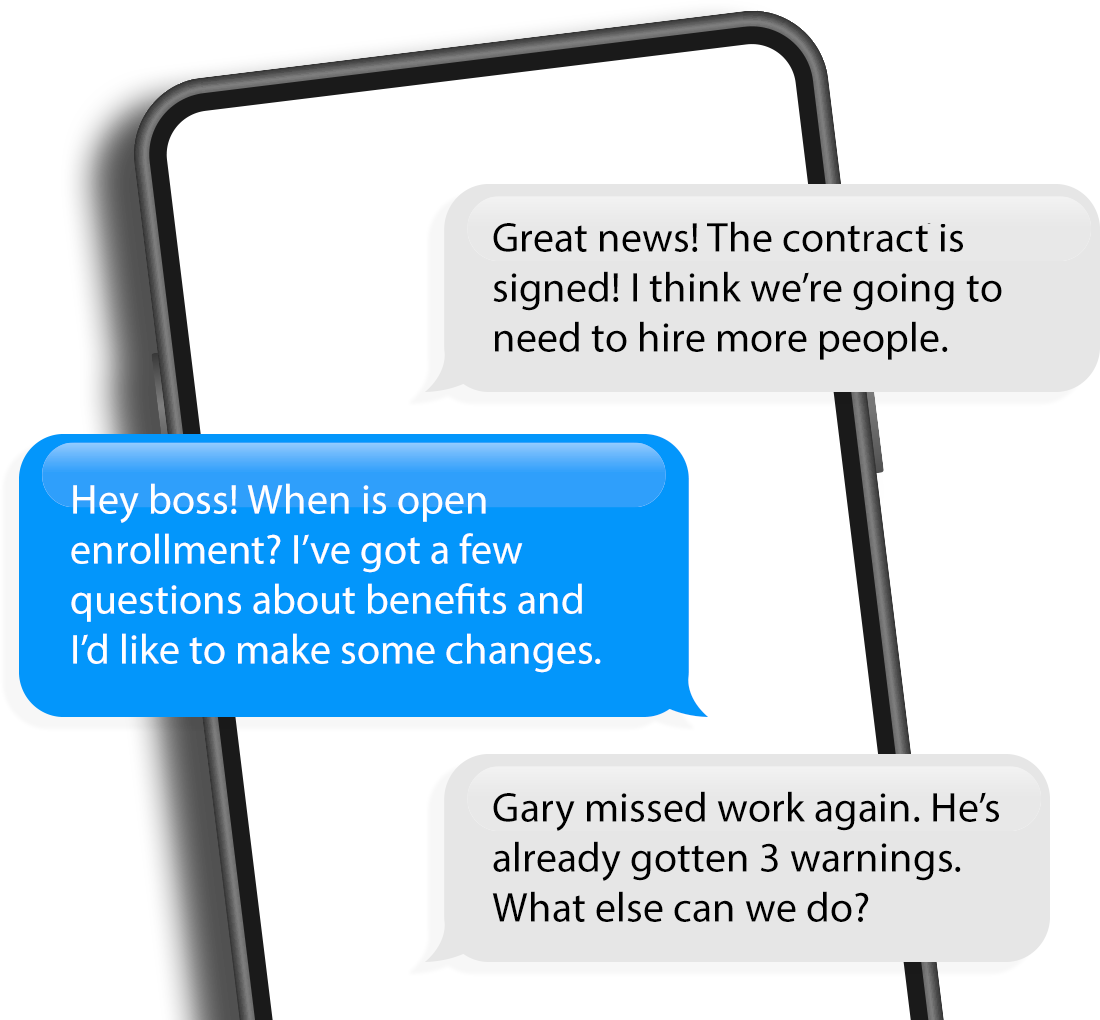 iphone messages mockup